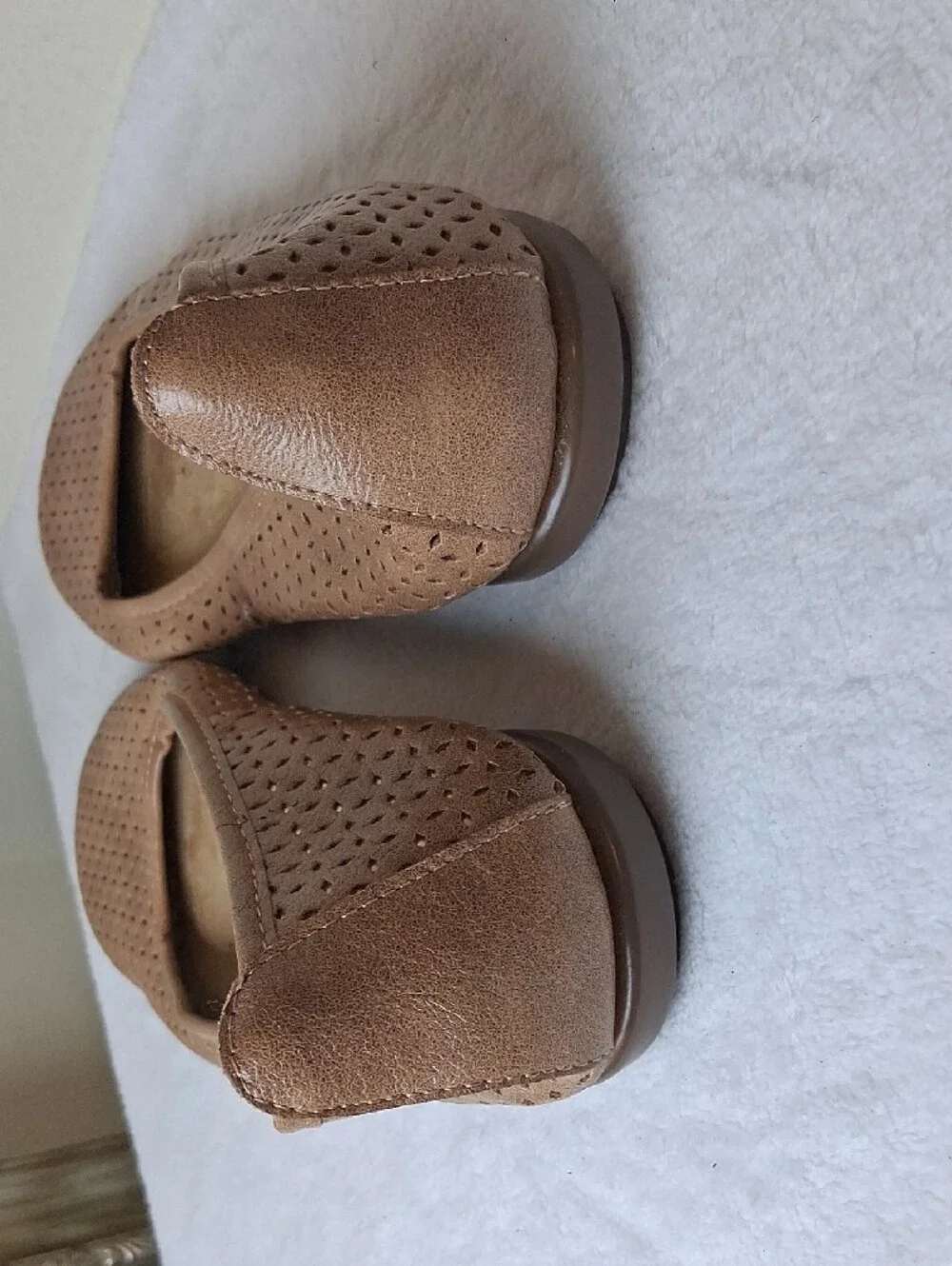 A2 By Aerosoles Perforated Tan Ballet Flats - Women